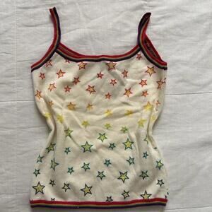 NWT Hysteric Glamour rainbow star tank top Size Small